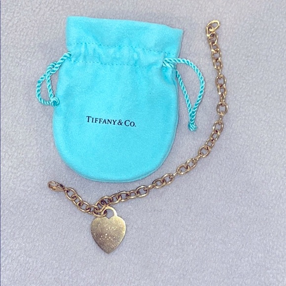 Tiffany & Co 18kt gold heart tag bracelet - Picture 2 of 4